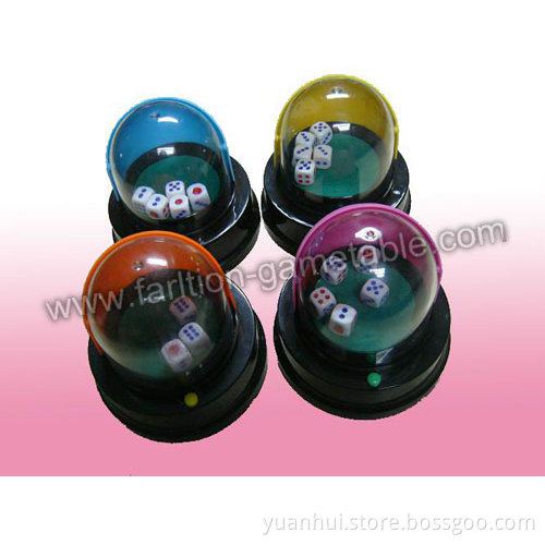 Plastic Casino Dice Cup Set